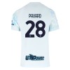 Inter Milan Pavard 28 Matchtröjor Barn Borta Fotbollströja 2025-26